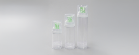 全プラスチックPPラウンドエアレスボトル50ml - AE-50 全プラスチックエアレスボトル
